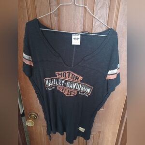 Harley-Davidson Black Graphic Relaxed T-Shirt